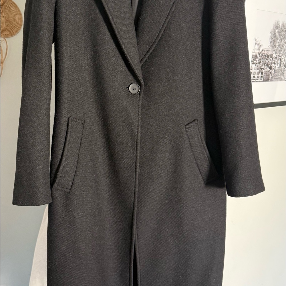 Zara Black Long Maxi Coat